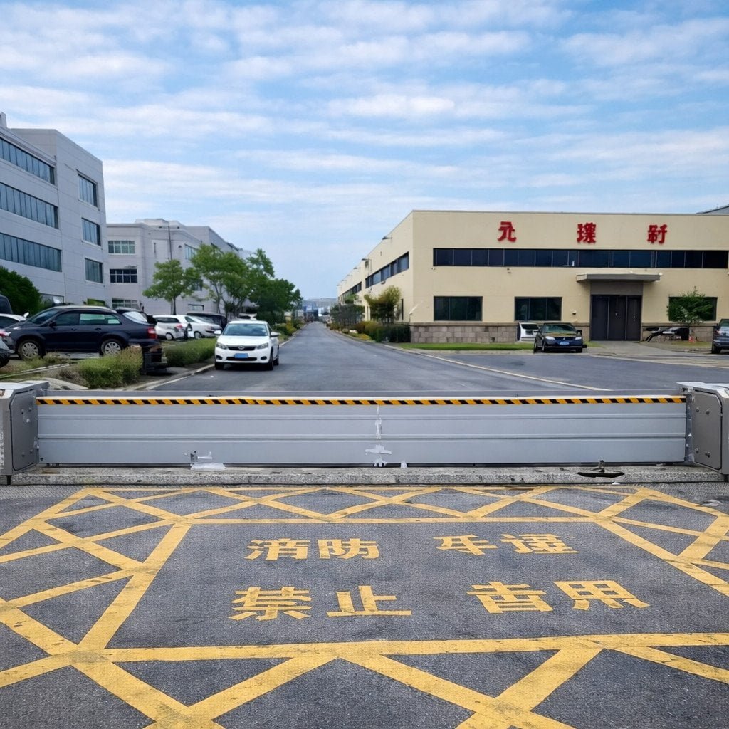 Aluminum Flood Barriers for Factory Gate