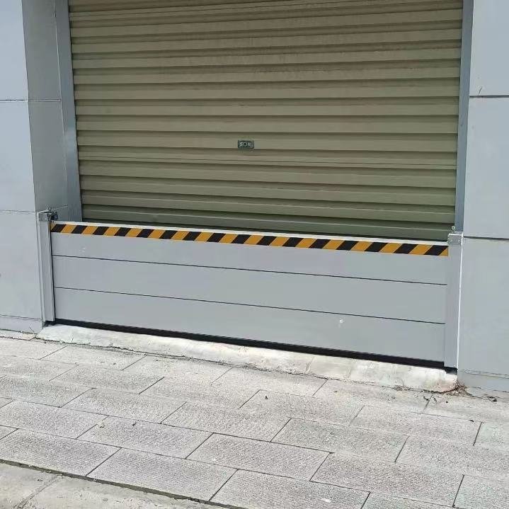 Doorway flood barrier installation