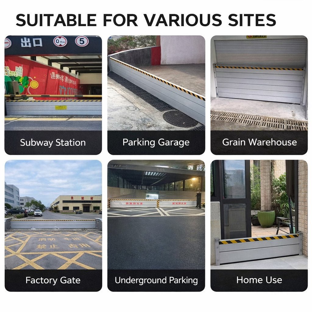 Flood barrier applications