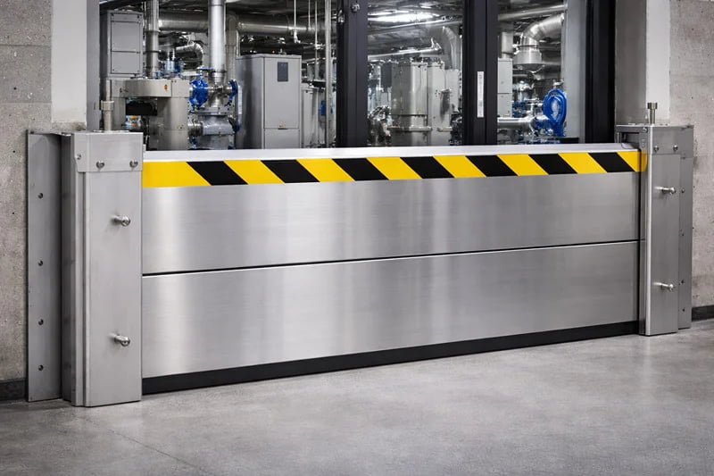 Flood Barrier for Pump Room Door