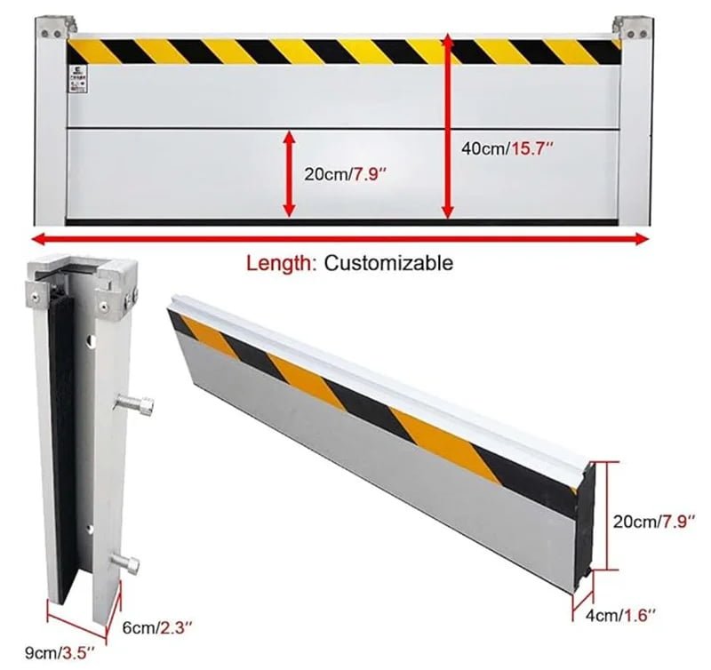 Stoplog Flood Barrier System